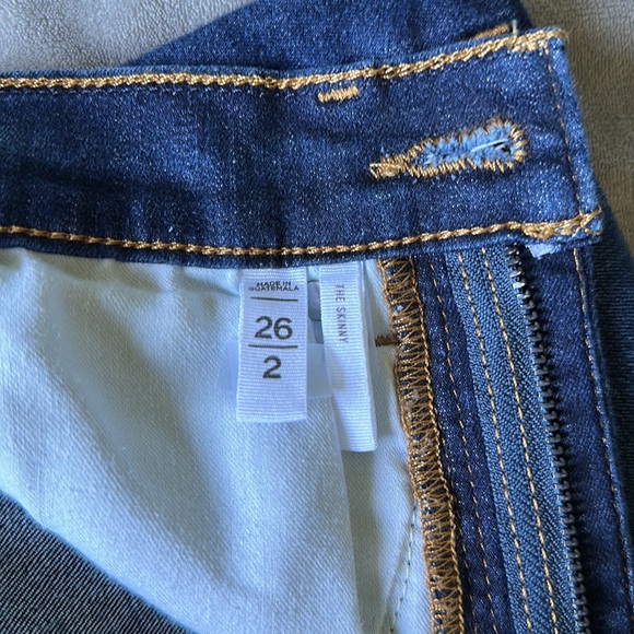 Loft dark wash skinny jeans - Picture 4 of 4